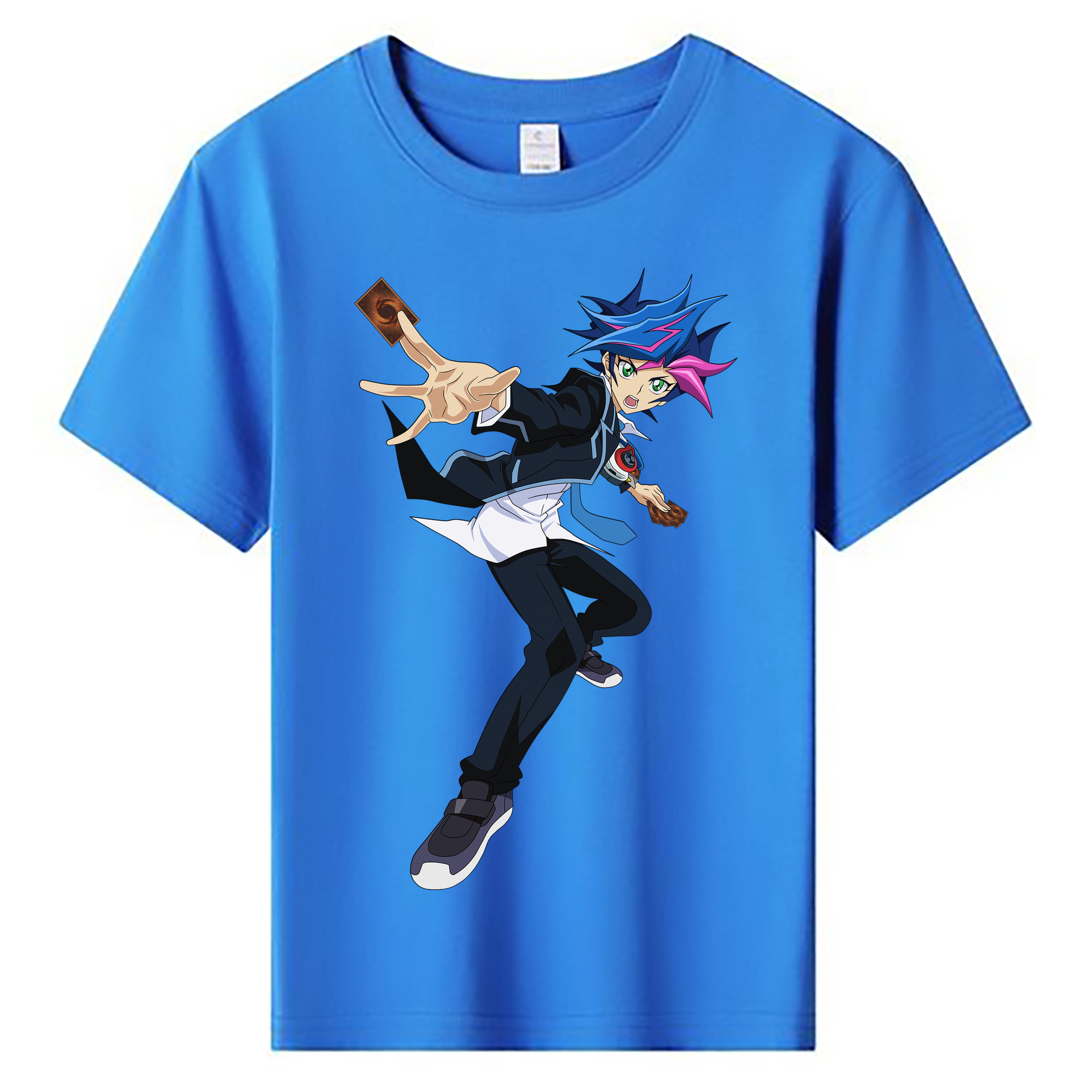 （画像用） 遊☆戯☆王 Yu-Gi-Oh! 綿100％キッズTシャツ（フロントプリント）